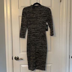 NWT Lulu’s Mockneck Midi Sweater Dress